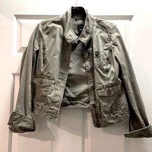 GAP green jacket, size 10